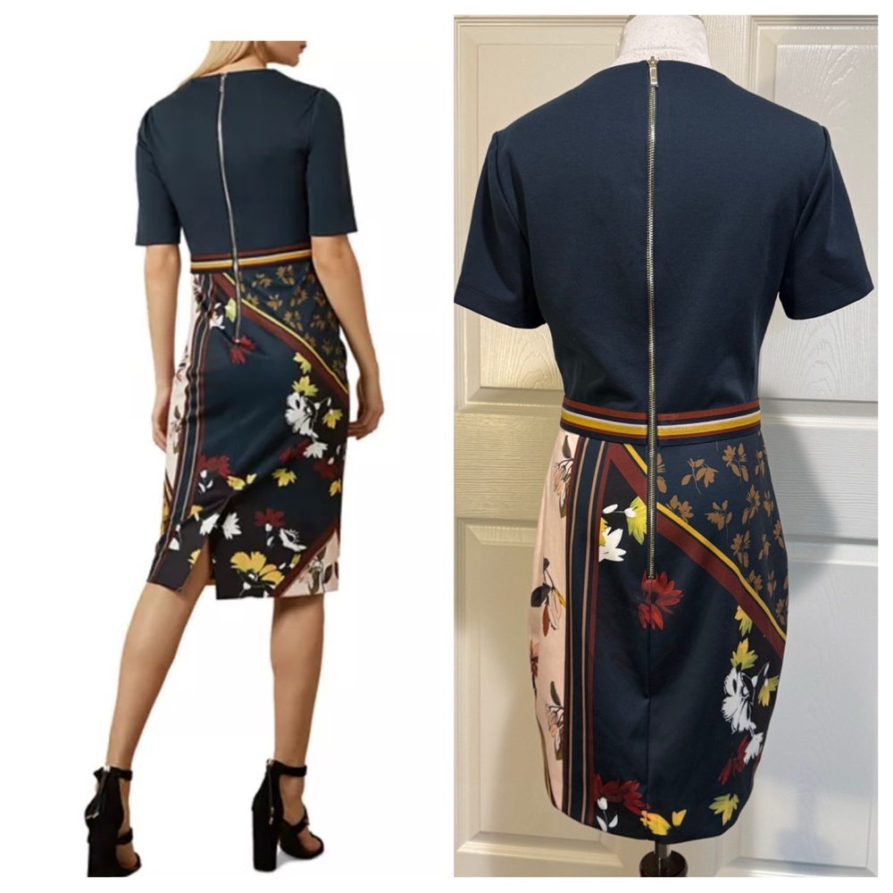 Ted Baker Madiiy Savanna Bodycon Pencil Dress - Picture 2 of 9